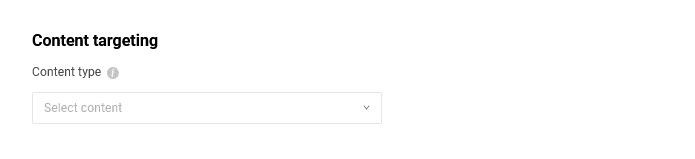 Content target